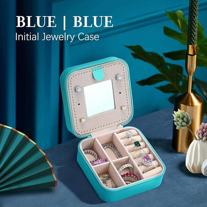 Parima Initial Jewelry Box for Women Girls, Jewelry Travel Case | Chenille - Image 6