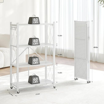 Fenbeli Foldable Shelves with Wheels - Image 3