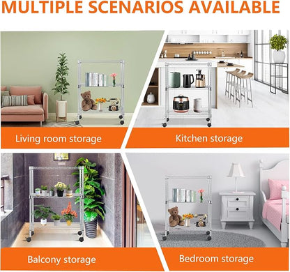 BestOffice | 3-Tier Wire Storage Shelves - Image 7