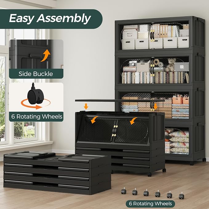 1280QT Extra Large Stackable Storage Bins - Image 6