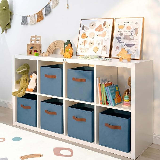 GRANNY SAYS Cube Storage Bins, 11 Inch Storage Cube Organizer, Collapsible - Image 5