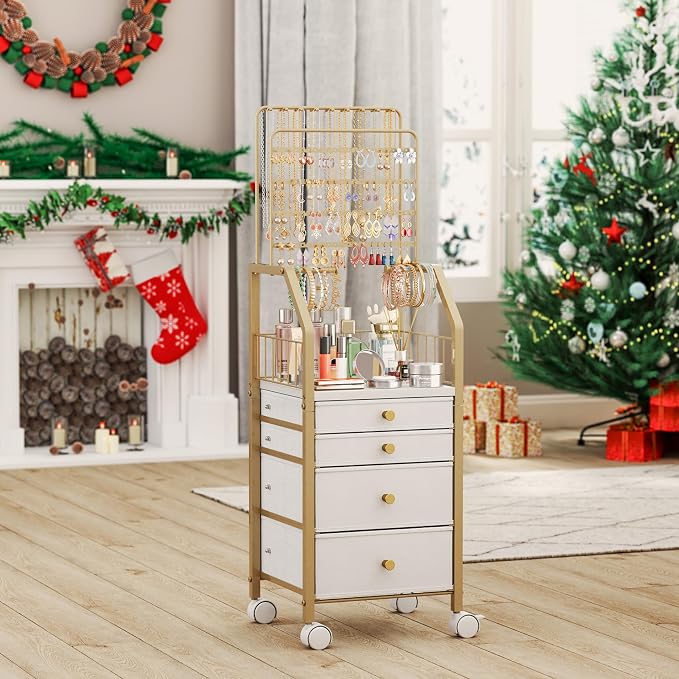 SWTYMIKI Gold Jewelry Organizer Stand - Image 7