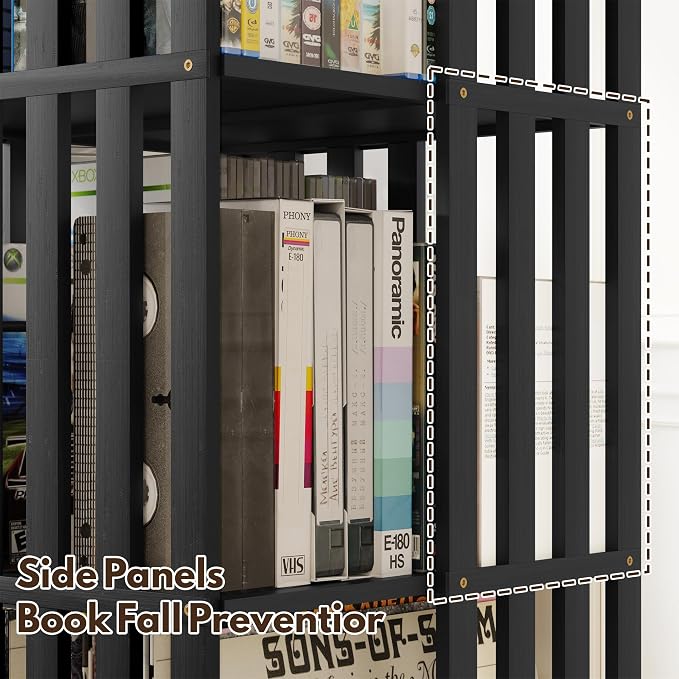 XIMN 360° Rotating Bamboo CD/DVD Shelf - Image 9