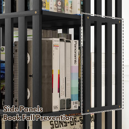 XIMN 360° Rotating Bamboo CD/DVD Shelf - Image 9
