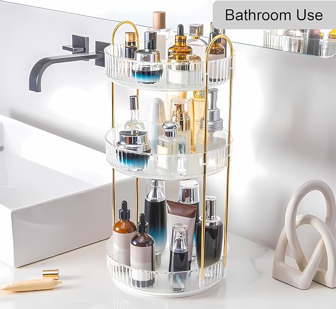 YCIA&DONE 360 Rotating Makeup Organizer and Storage - Image 7