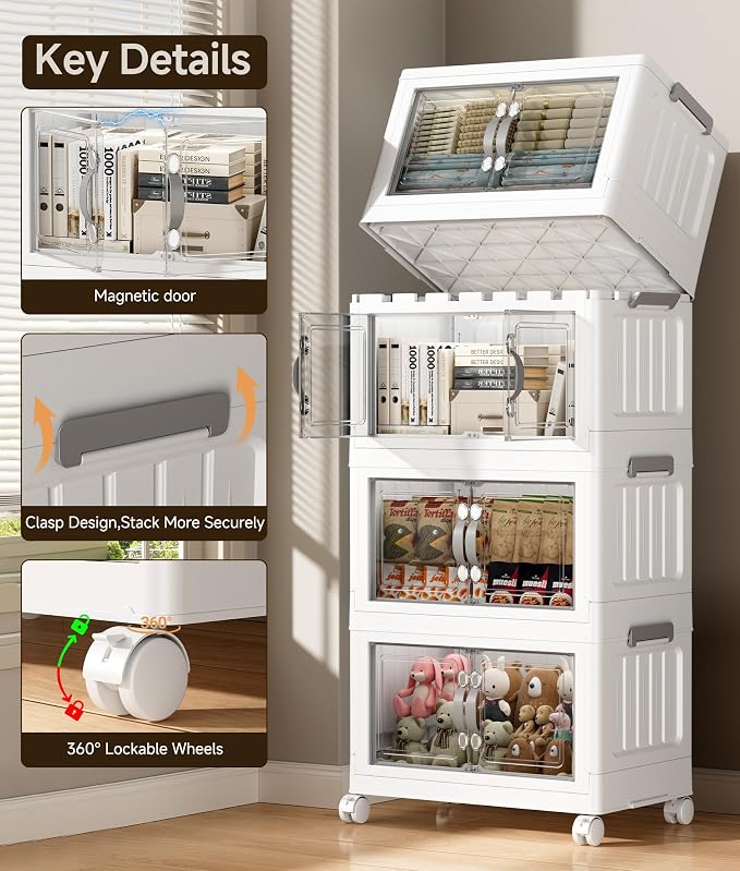 Hanyi 140 QT Stackable Storage Bins - Image 3
