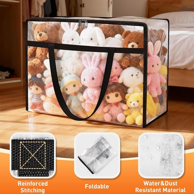 Clear Under Bed Storage Containers - Image 3
