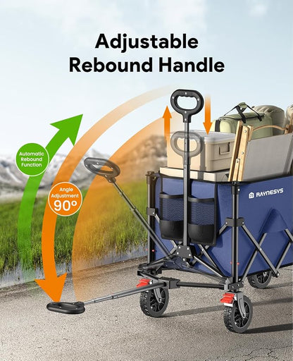 Wagon Carts Foldable, 180L Collapsible Foldable Wagon - Image 8