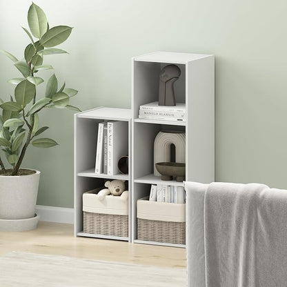 Furinno PELLI Book Shelf, 3-Cube Bookshelf - Image 2