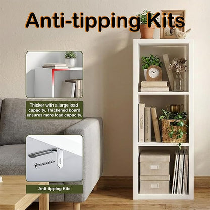 WannabeMyself【2026 Wooden Thick Frame】 3 Cube Storage Organizer - Image 5