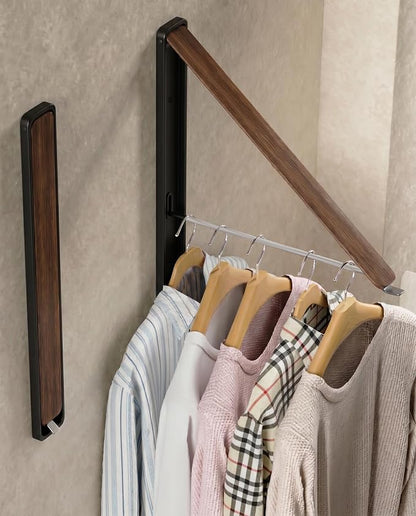 Dr.DJ Clothes Drying Rack, Wall-Mounted Retractable & Foldable Clothes Hanger by DrDJ