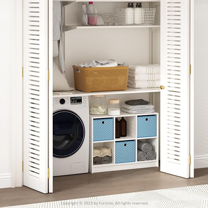 Furinno Cubic Closet Organizers and Storage, 6-Cube Closet Organizer - Image 2