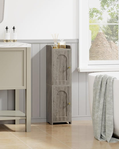 Hzuaneri Bathroom Storage Cabinet, Small Corner Floor Cabinet - Image 3
