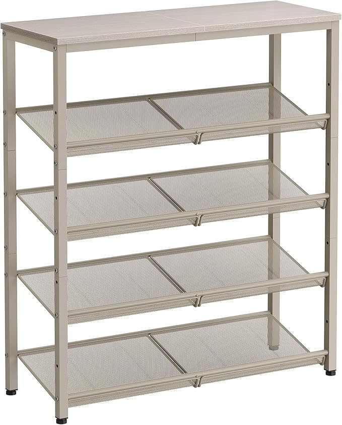 VASAGLE Shoe Rack for Entryway, Freestanding, Adjustable, Industrial | 5-Tier by Unknown