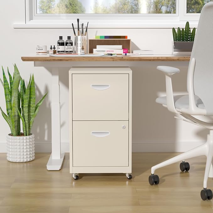 2 Drawer Mobile File Cabinet - Image 5