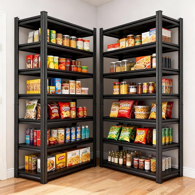 Heavy Duty Steel Metal Shelving Storage Shelves by BEESTMUEBLE