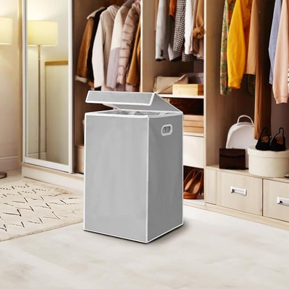 Simple Houseware Foldable Laundry Hamper Basket - Image 7