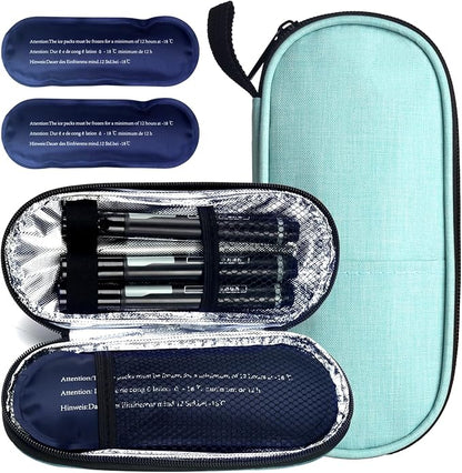 Insulin Cooler Travel Case, Medication Diabetic Cool Organizer Bag by GMOHOUD