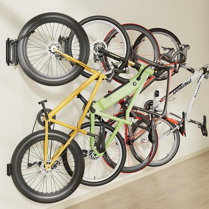 monTEK Bike Wall Mount for 4.5" Tire Width, Swivel Bike Wall Hanger Holds Up to - Image 2
