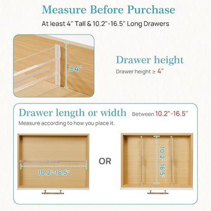 Vtopmart 12 Pack Drawer Dividers - Image 3