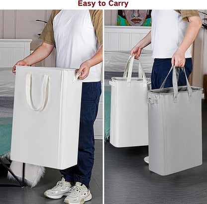 efluky Slim Laundry Basket, Narrow Laundry Hamper - Image 4
