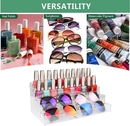 Sunglass Organizer Easy Snap-on Assembly, Acrylic Sticker Display Stand - Image 3