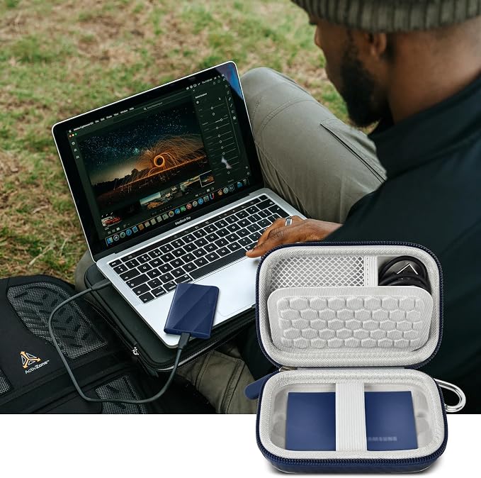 Carrying for Samsung T9/ T7/ T7 Shield Portable SSD 4TB 2TB 1TB, USB External - Image 6