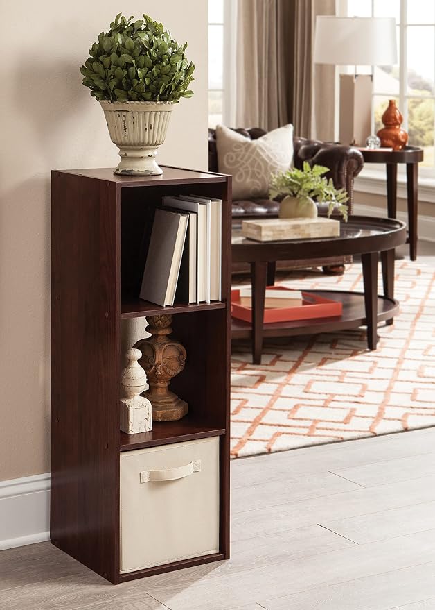 ClosetMaid Cubeicals 3 Cube Storage Shelf Organizer Bookshelf - Image 2