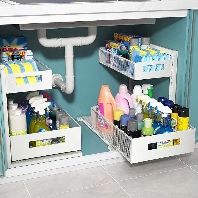 TISTAYA Under Sink Organizer, Bathroom Organizers and Storage, Cabinet by TISTAYADirect