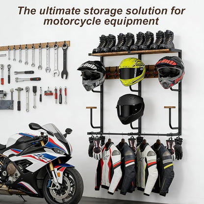 6-in-1 Motorcycle Helmet Rack - Image 6