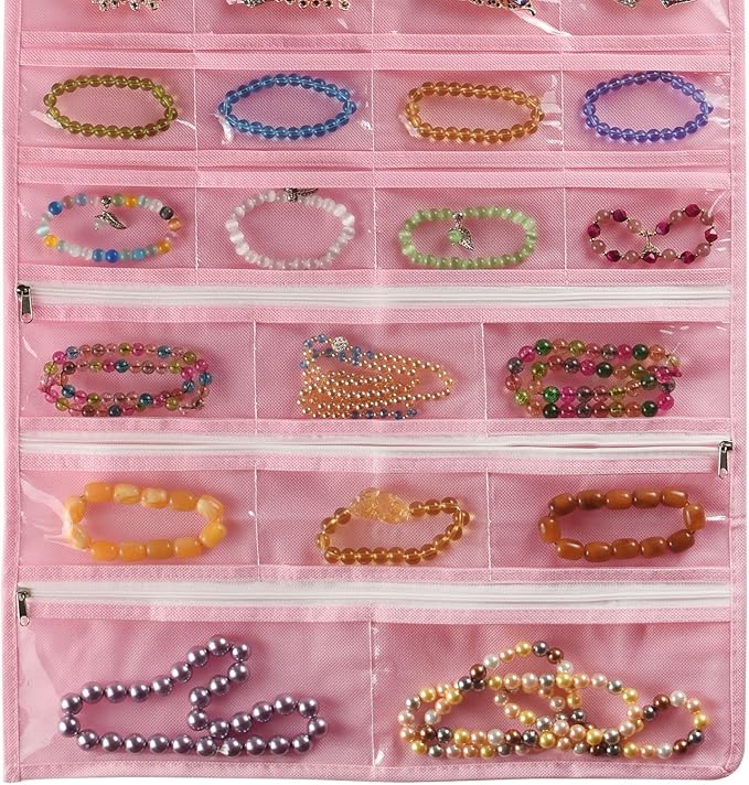 BB Brotrade Hanging Jewelry Organizer, Accessories Organizer, 56 Pocket - Image 3