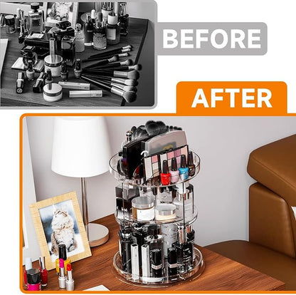 Yieach 360 Rotating Makeup Organizer - Image 4