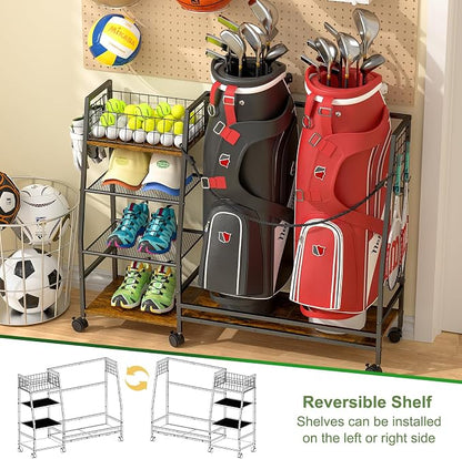 Golf Bag Storage Rack for Garage - Image 2