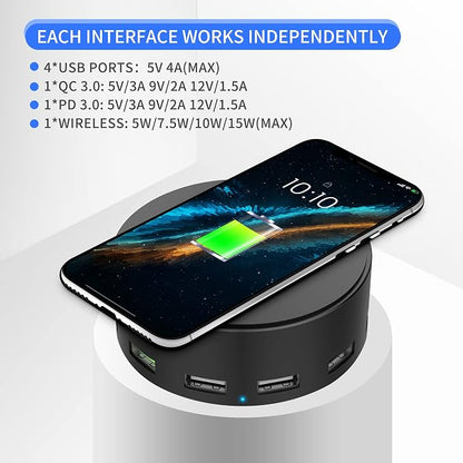 75W 6-Port Desktop Charging Station - Image 6