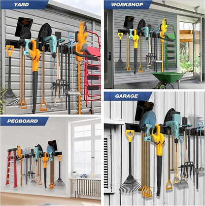 Storaboks Heavy Duty Garage Storage Rack System, Wall Mounted Tool Organizer - Image 6