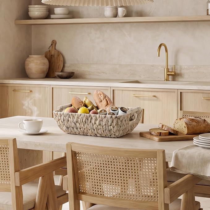 Storageworks Wicker Baskets for Shelves, Large Wicker Baskets for Storage - Image 7