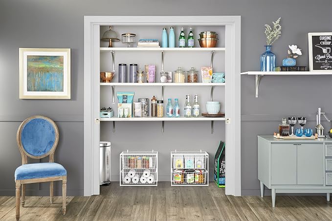 ClosetMaid Wire Basket 2 Drawer Organizer Unit - Image 2