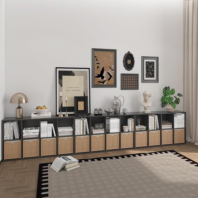 Wooden 8 Cube Storage Organizer - Image 5
