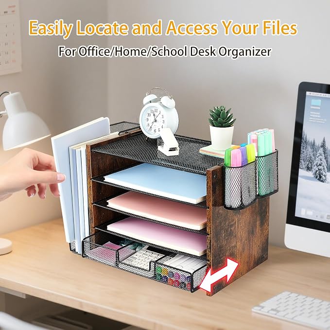 Wood Desk Organizers and Accessories - Image 6