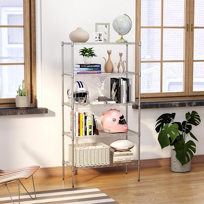 BestOffice | 5-Tier Wire Storage Shelves - Image 2