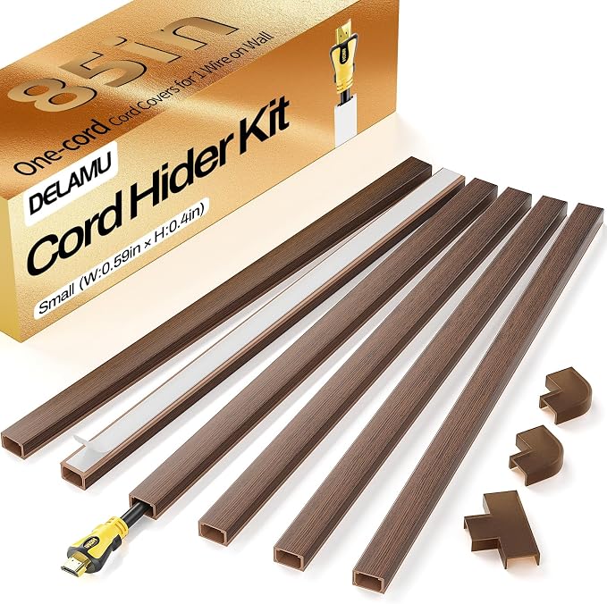 Delamu Cord Hider, 85in Cord Covers by DELAMU