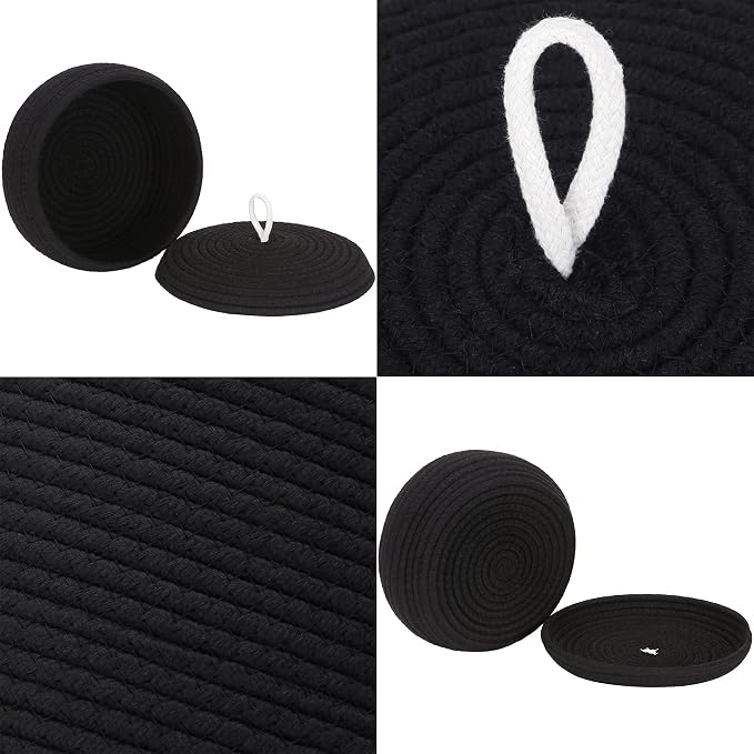 Sea Team Round Cotton Rope Storage Basket - Image 5