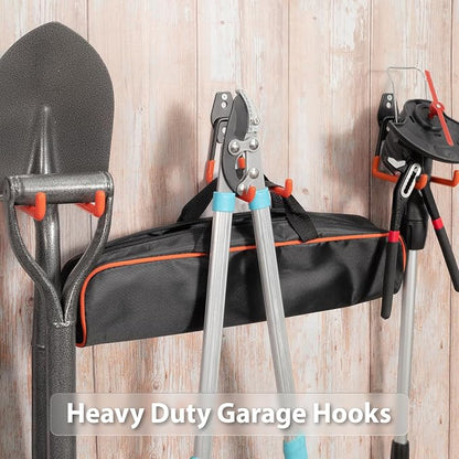 Garage Hooks with Anti-Slip Coating, Heavy Duty Wall Mount Storage Hooks - Image 6