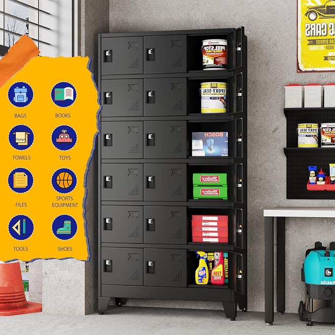 PAOFIN Metal Storage Lockers for Employees - Image 5