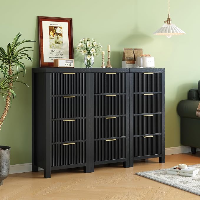 Mid-Century Modern Tall Wooden Dresser by LSKTGA