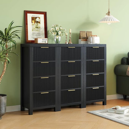 Mid-Century Modern Tall Wooden Dresser by LSKTGA