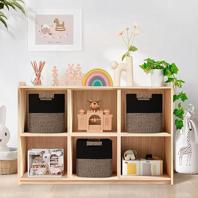 12 Inch Storage Cubes, 3 Pack Cube Storage Bins - Image 2