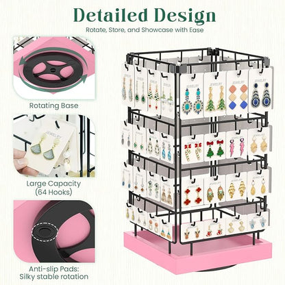 EsLuker.ly Rotating Earring Display Holder Stand - Image 2