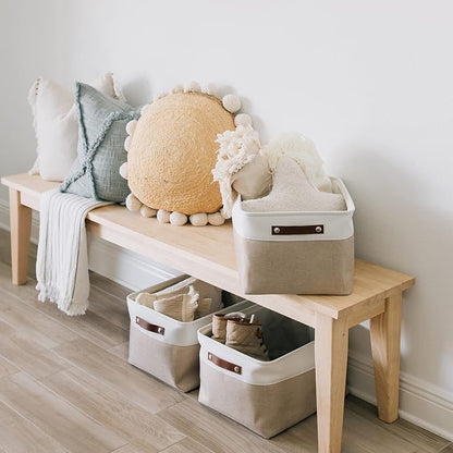 OrganiHaus Extra Large Fabric Storage Baskets - Image 7