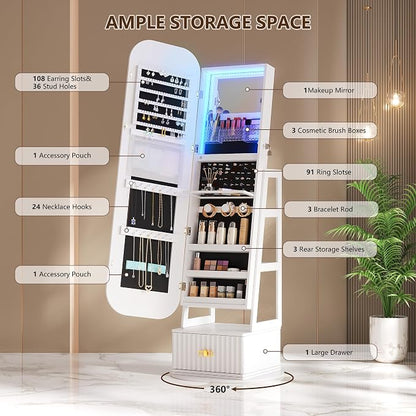 360°Swivel jewelry organizer - Image 3